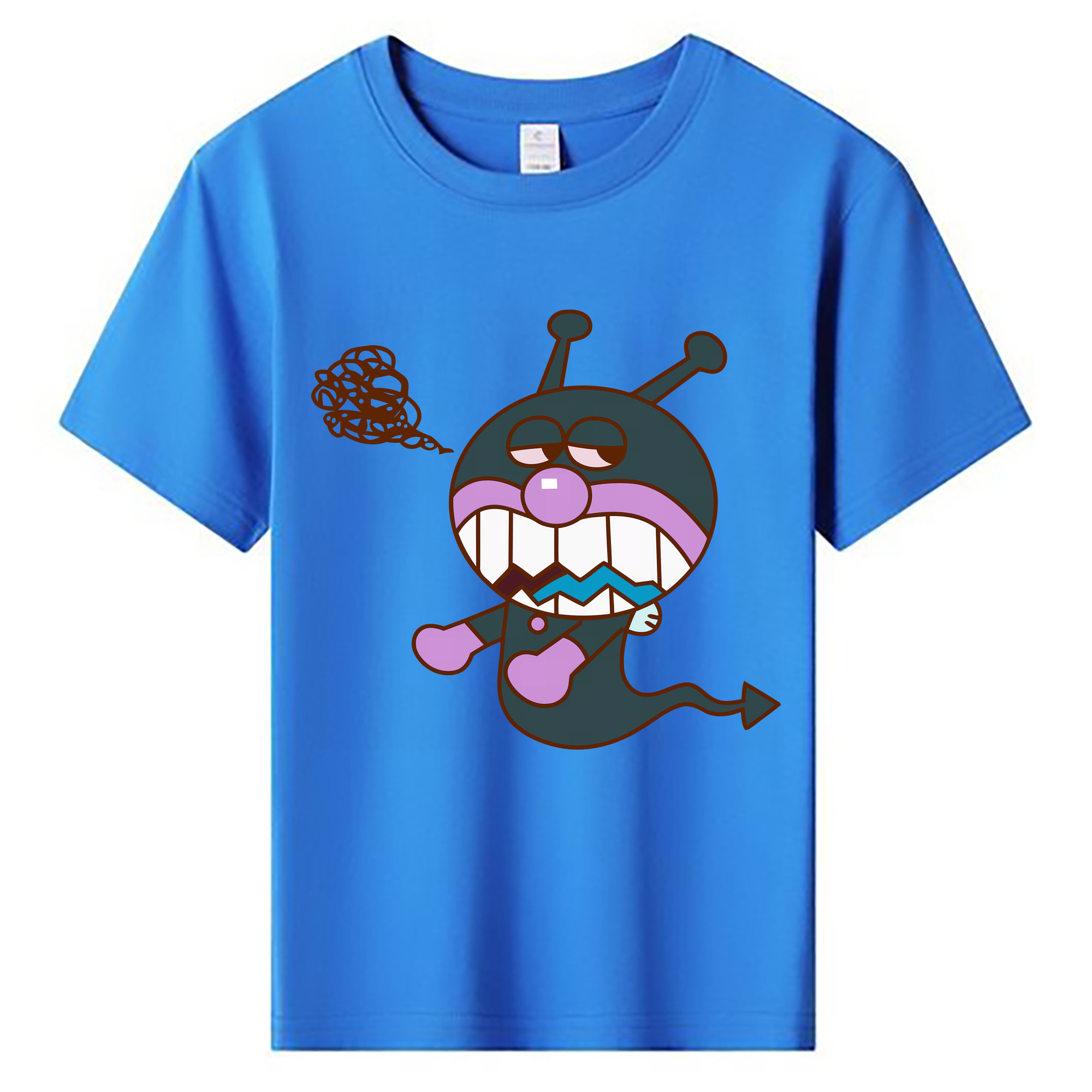 （画像用） アンパンマン Anpanman 綿100％キッズTシャツ（フロントプリント）